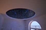 звездное небо натяжные потолки в гостиной